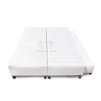 Cama Nido Denver Dividida 120x190 Blanco Ecocuero