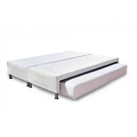 Cama Nido Denver Dividida 120x190 Blanco Microfibra