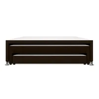 Cama Nido Triplex 3 Niveles 90x190 Café Ecocuero