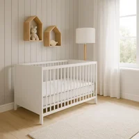 Combo Cuna Natal Multifuncional + Colchoneta 70X130X15 En Espuma Laminada