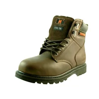 Botas de Seguridad Punta de Acero Cafe N37