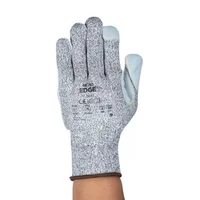 Guante Resistente a Corte Palma Recubierta en Carnaza T/9 Set X2 Pares