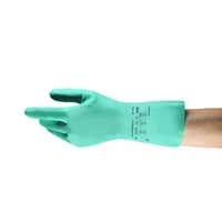 Guante Nitrilo 13" Sol-vex Resistente a Quimico Talla 7 Set X12 Pares