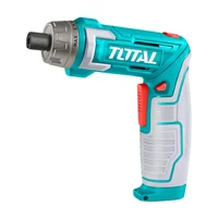 Mini Atornillador 1/4 Pulgada Batería 8v 6nm C/10 Puntas + 7 Accesorios Total Tools Tsdli08025