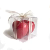 Set 2 Velas Corazón Rojo