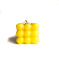 Vela Cubo Amarillo