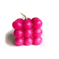 Vela Cubo Fucsia