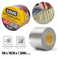 Cinta de Aluminio de Butilo 10cm x 5m - Grosor 1.5mm