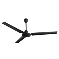 Ventilador Industrial de Techo Rebel Iii Color Negro 65w 3 As Pcon Control de Pared Westinghouse