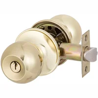 Cerradura Pomo Entrada Dorado Fixser
