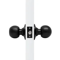 Pomo Carolina Yale Baño Negro Set X 10 Unidades