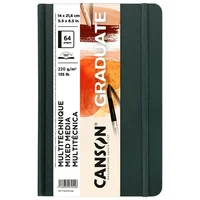 Cuaderno Canson Graduate 21.6x14cm 220g Natural C31200l034
