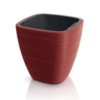 Matera Plastica Vena Square 39x38cm Roja