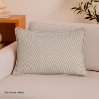 Forro Cojín Rozela 30x50taupe Just Home Collection