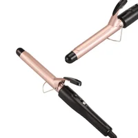 Pinza Onduladora Rizadora Tipo Tubo para Cabello Color Dorado
