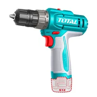 Taladro Inalámbrico Chuck 0.8-10mm Bat 1/32-3/8" 12V 20nm C/2 Bat Tipo C 1.5ah Sin Cargador Total Tools Tdli12206