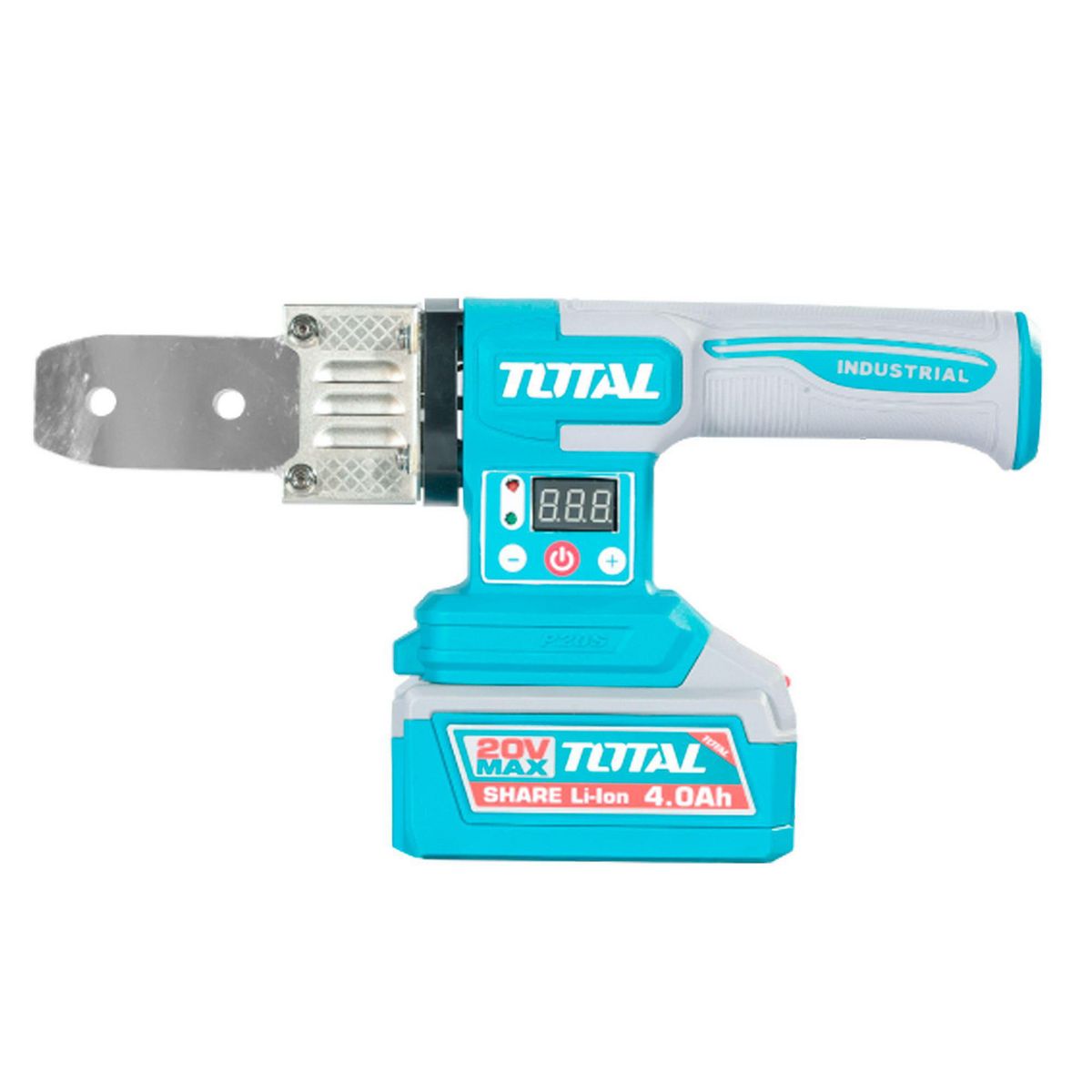TOTAL TOOLS - Herramienta para Soldar Tubos de Plastico 20V 0°C - 320° C Sujeción 20. 25. 32m sin Carg ni Bat Total Tools Twtli2018