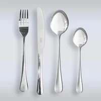 Set Cubiertos 24 Piezas Mertec Mt-042s Acero Inoxidable