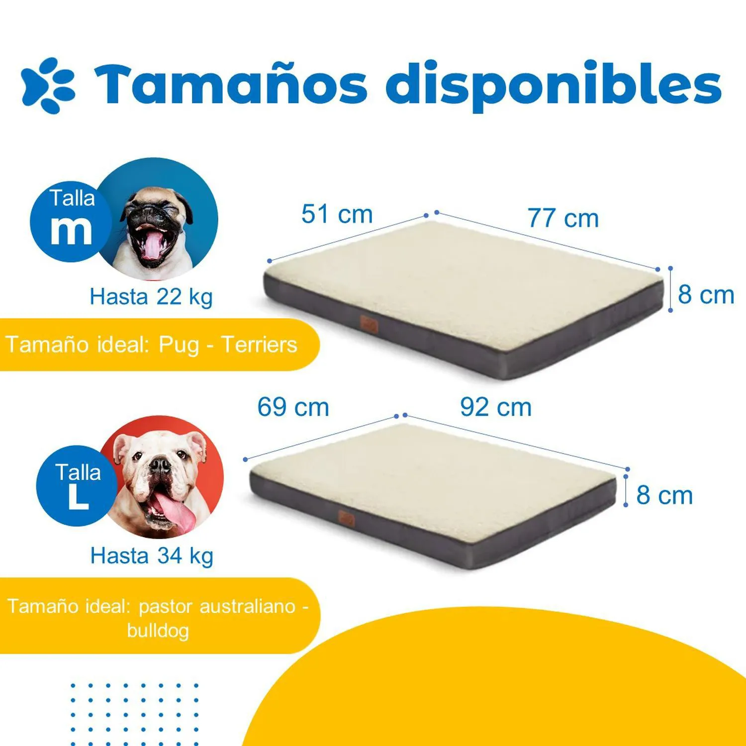 Cama Mascota Perro Reversible Lavable Mediana Petpal 8