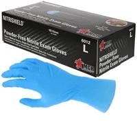 Guante Desechable de Nitrilo 6 Mil Espesor Largo 12 Pulgadas Dispensador Por 100 Unid.
