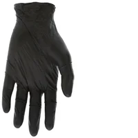 Guante Desechable de Nitrilo Negro 3 Mil Espesor Dispensador Por 100 Unid.