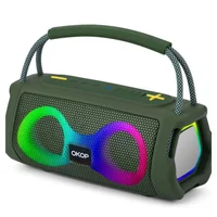 Parlante Recargable Altavoz Bluetooth Speaker RGB Okop Kp-812