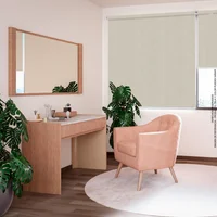 Cortina Enrollable Blackout Baobab Crema 180x180 cm