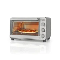Horno Tostador para Freír Con Aire Black+Decker de 8 Rebanadas To6235-0sdla Silver
