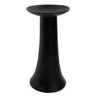 Candelabro Cerámica Grande 12x24 Cm Negro Nara