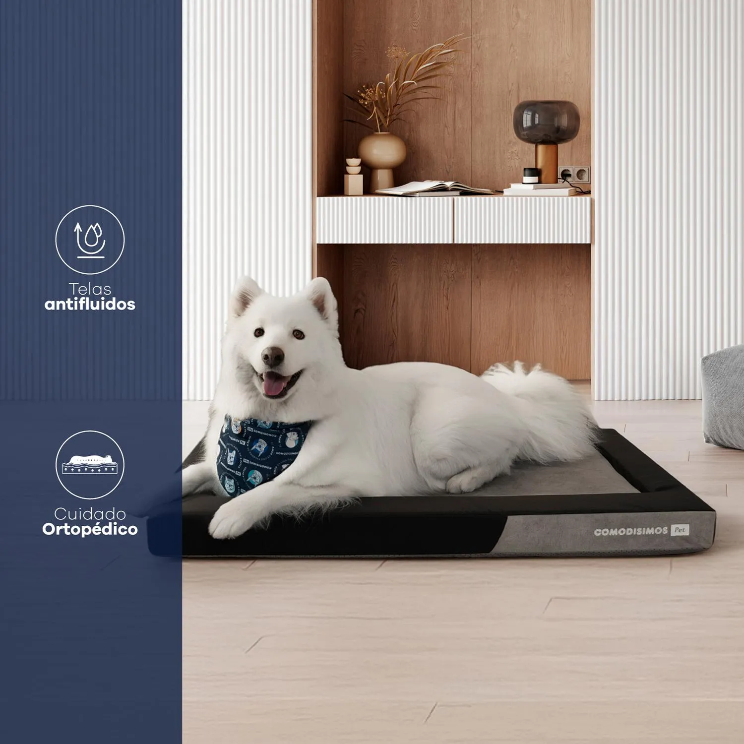 Cama para Perros Cozy Fun Grande 70x110x8