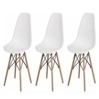 Sillas Eames x 3 Oficina Sala O Comedor