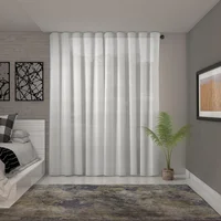 Cortina Traslucida Florencia 280x220 cm Blanco