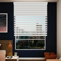 Cortina Enrollable 2en1 100x170 cm Blanco Cotton