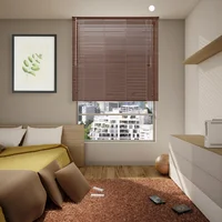Persiana Horizontal de PVC 160x140 cm Chocolate