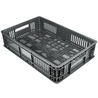 Canastilla Plástica Industrial 60x40x13cm - Caja Perforada