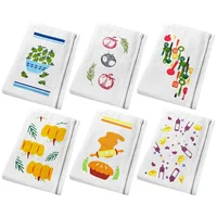 Set X6 Limpiones de Cocina 30x50cm 100% Algodón Decorativos