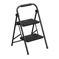 Escalera Plegable Multiuso Tonsteel 2 Peldaños Resistente