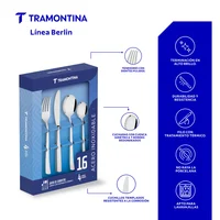 Juego de Cubiertos 16 Piezas Berlín Tramontina