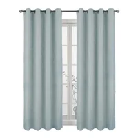 Cortina Blackout 100% Anti Luz. 2 Paños 140X220 Textura Lino
