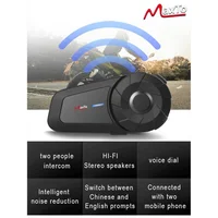 MaxTo Intercom Moto Bluetooth MX1 IPX6 Waterproof 800M
