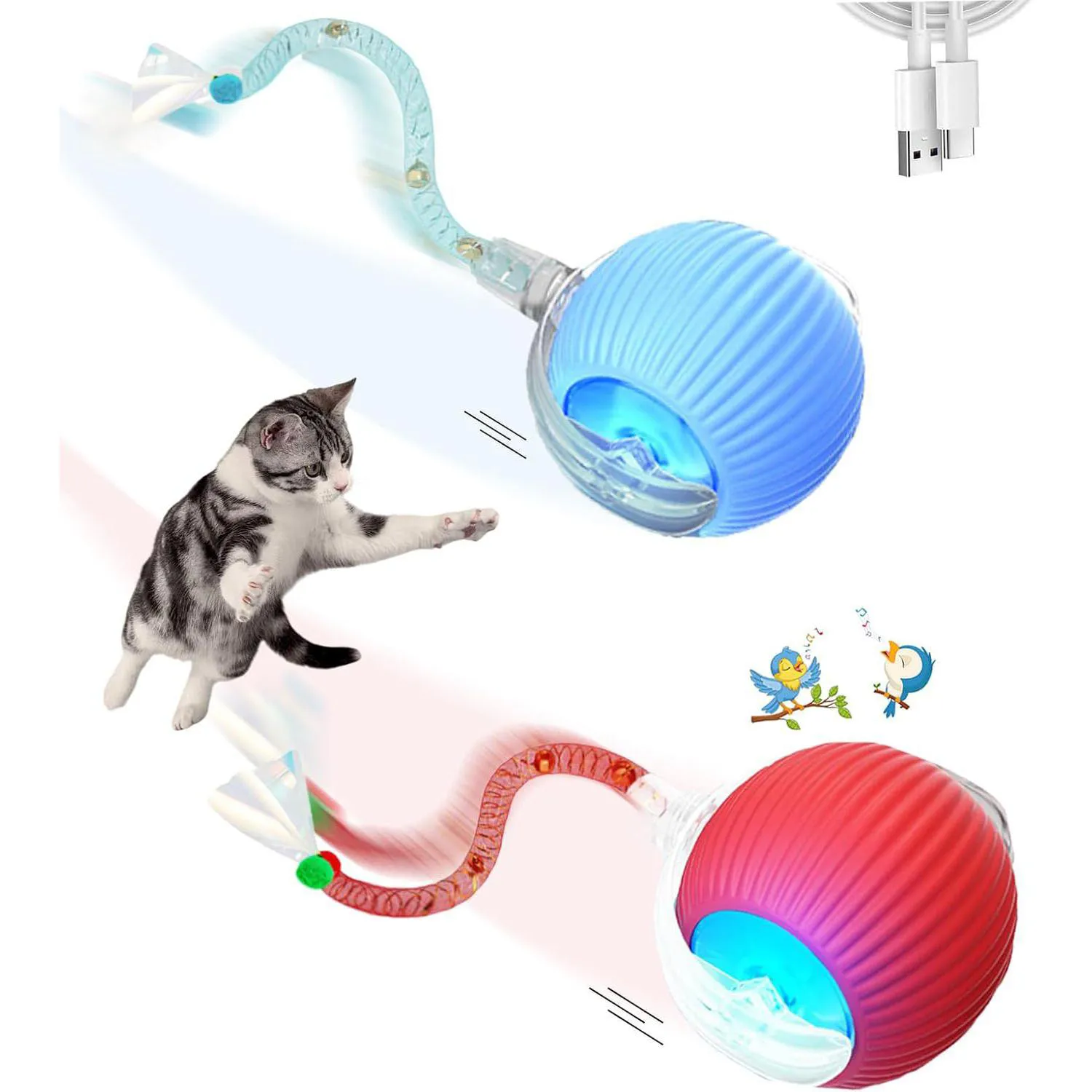 Juguetes Interactivos Inteligentes para Gatos con Activación por Movimiento