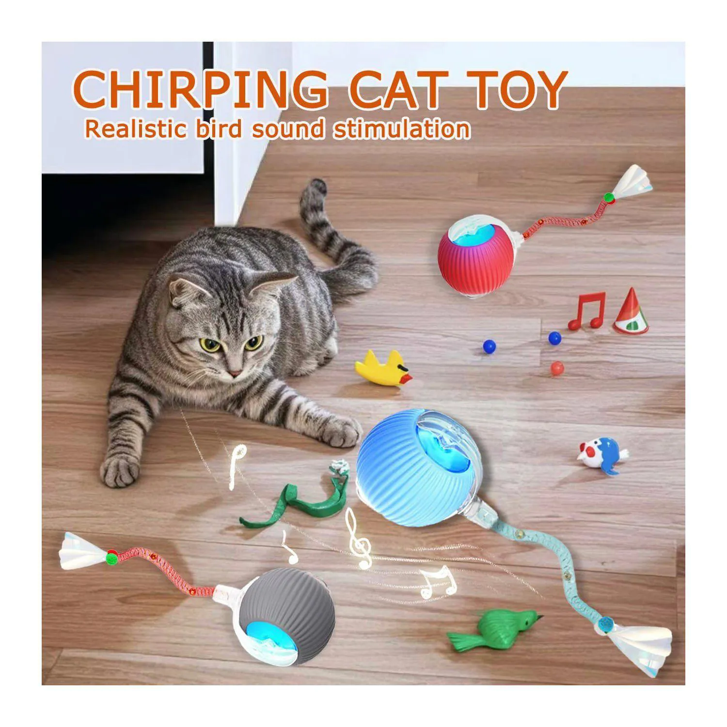 Juguetes Interactivos Inteligentes para Gatos con Activación por Movimiento