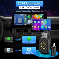 Mini Adaptador Inalámbrico CarPlay Y Android Auto Con Conexión Rápida Estable