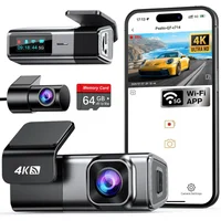 Cámara De Tablero Frontal Y Trasera Con WiFi 5G Y Grabación 4K