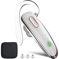 Auricular Bluetooth V5.1 Ultraligero Con Cancelación De Ruido Para Conductor