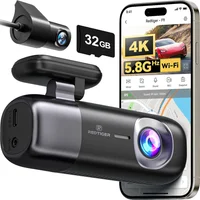 Cámara De Tablero 4K Con WiFi GPS Y Visión Nocturna Para Automóvil