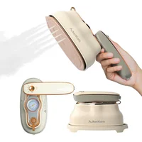 Vaporizador Portátil Para Ropa Con Plancha 2 En 1 Y Tanque De Agua Grande