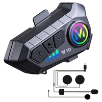 Auriculares Bluetooth Impermeables para Casco de Motocicleta con Cancelación de Ruido