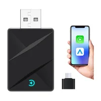 Adaptador Inalámbrico CarPlay Y Android Auto Con Conexión Rápida Plug And Play