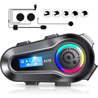 Auriculares Bluetooth SUOOKC Para Casco De Motocicleta Con Intercomunicador Y Cancelación De Ruido